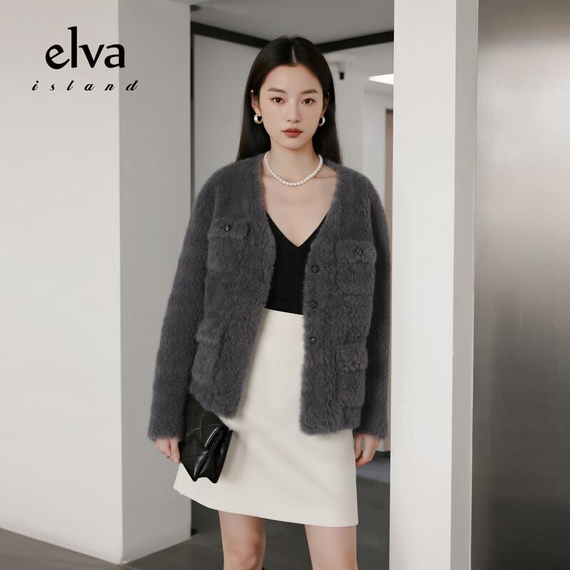 

Elva Island Women s Soft Faux Fur Coat S
