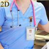 Fun Shape Badge Clip for medical, office, and education professionals. A great gift for dog lovers.