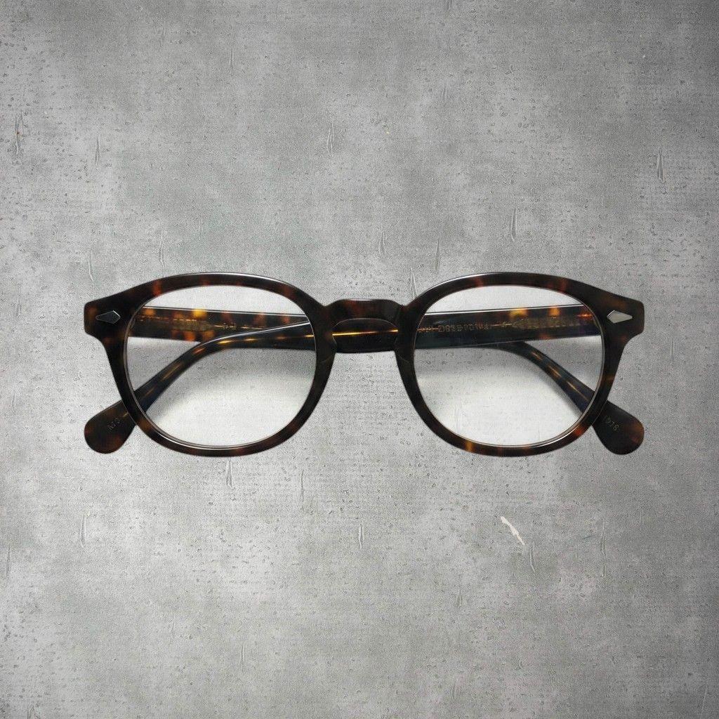 Used MOSCOT Wellington LEMTOSH Tortoiseshell Glasses Glasses 6-10-109