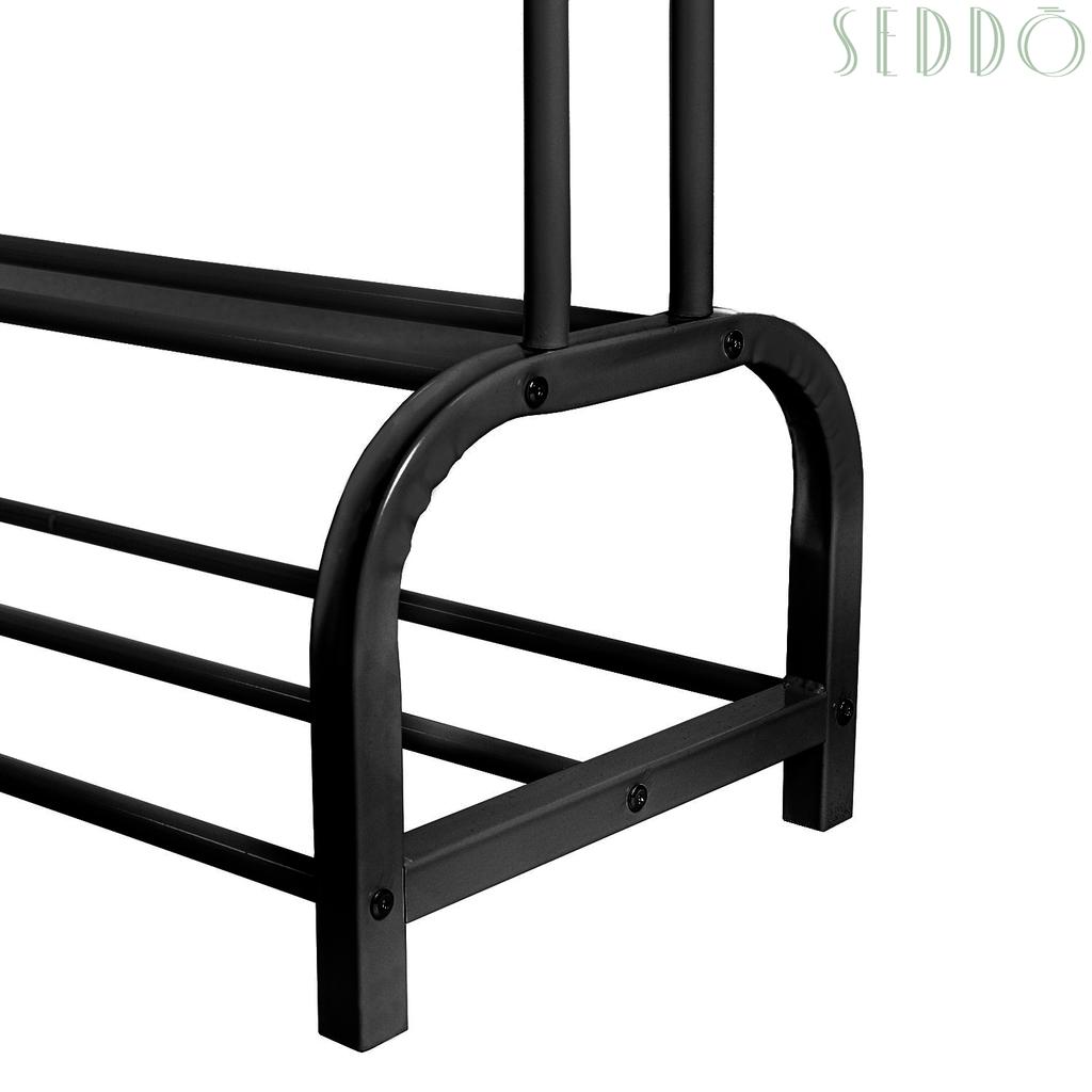 Hanger Metal Shelf for Clothes Standing Hall Wardrobe Solid Large