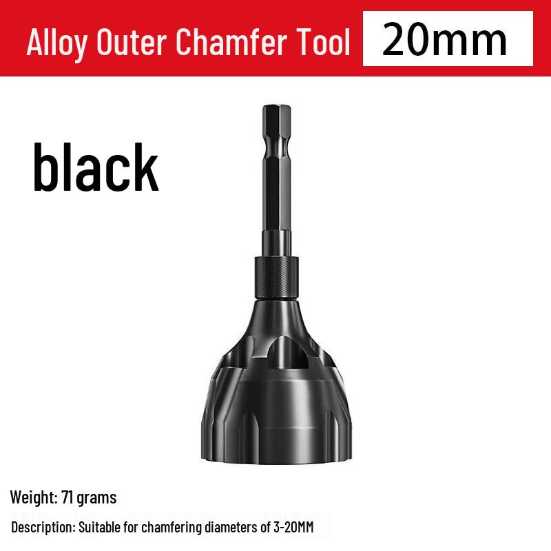 

Tungsten Steel Deburring Chamfer Tool CN plug (adapter included)