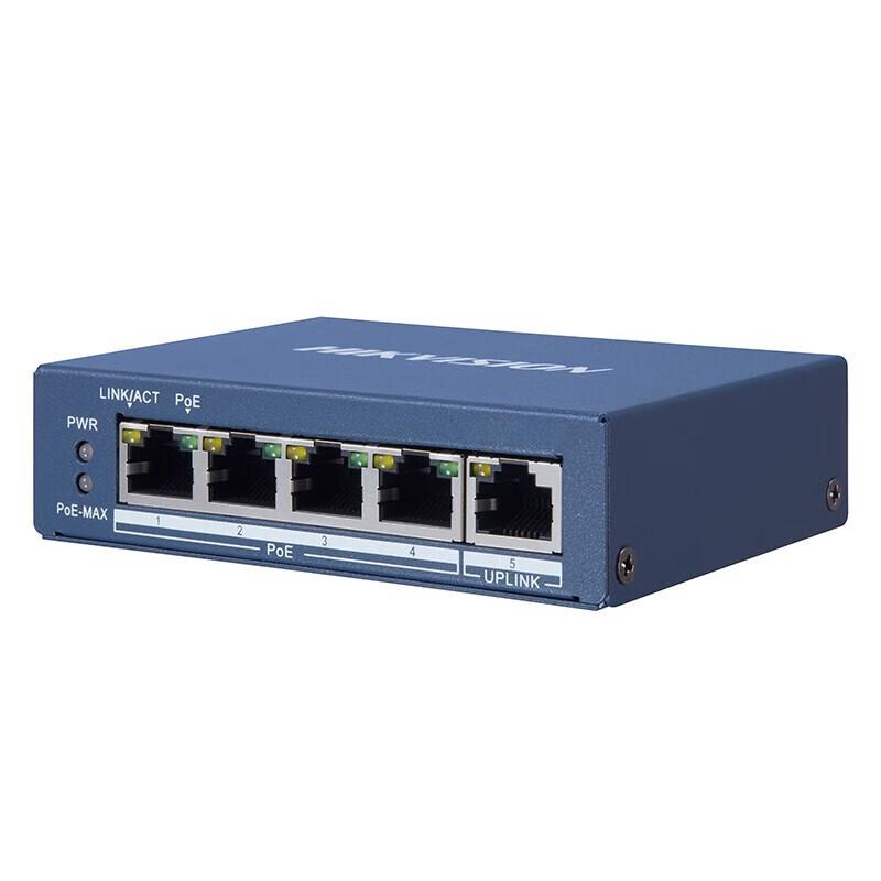 

HIKVISION 5-Port Gigabit Unmanaged PoE Switch