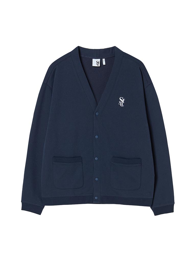Street Standard Stsd Sweat Cardigan Navy