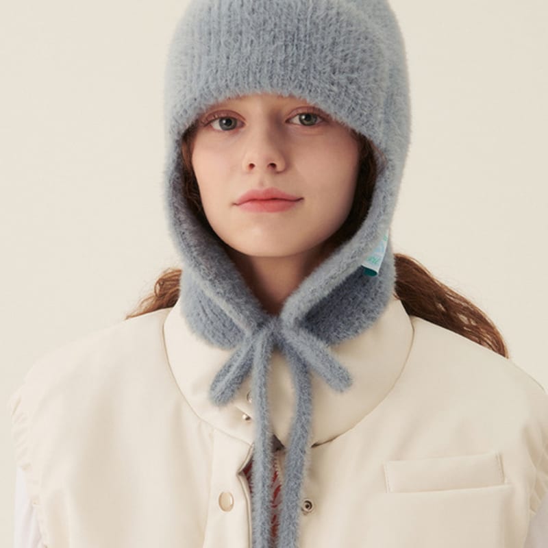 

GOCORI KNIT TROOPER HAT - BLUE GRAY Knit Trooper Hat single type