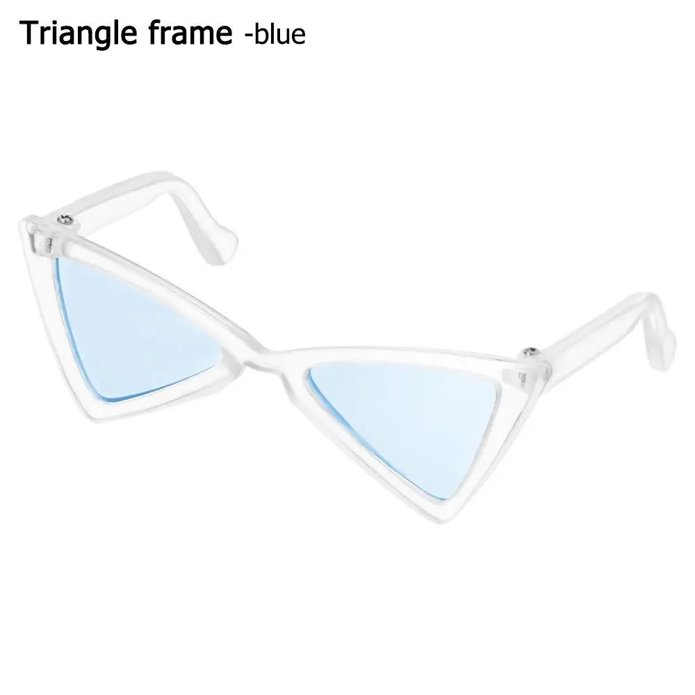 Pet Accessories Triangle Frames Mirror Multicolor Dog Sunglasses Pet Eyeglasses Square Glasses Cat Glasses