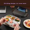 50W Household Food Grade Stainless Steel  Insulation Bento Box Portable Keep Warm Lunch Box with Storage Bag