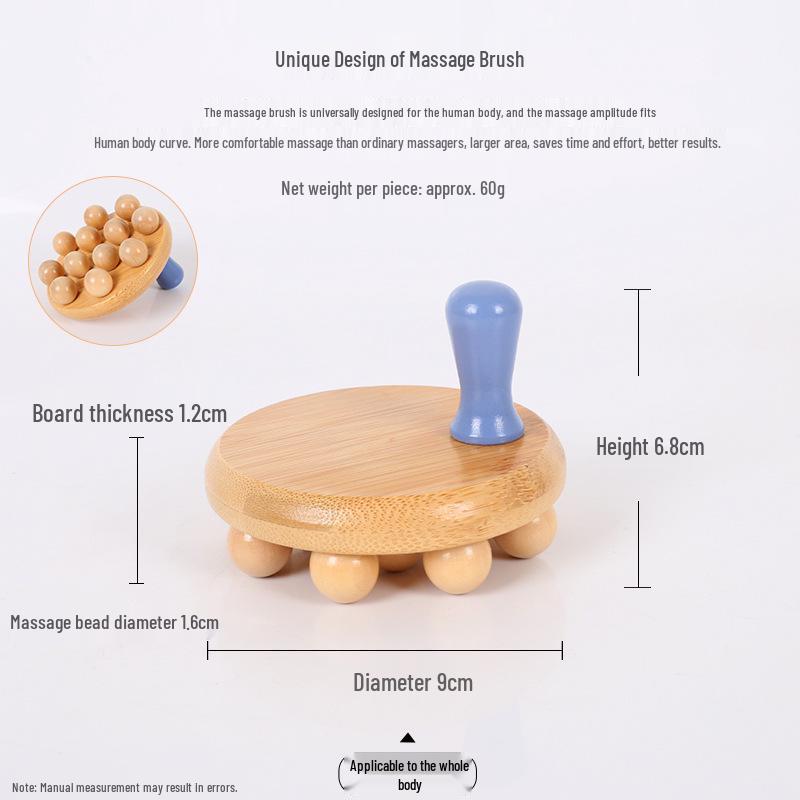 Multifunktionale Holz Meridian Gua Sha Massagekamm