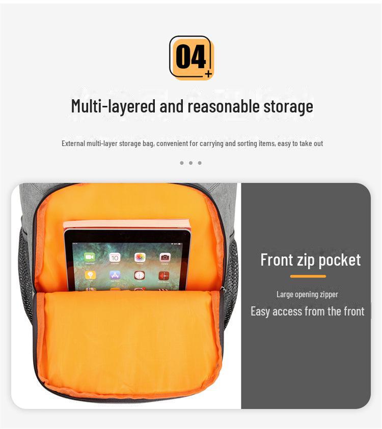 Large Capacity Insulated Backpack for Autumn/Winter Outdoor Travel, Picnic, and Off-Road Camping