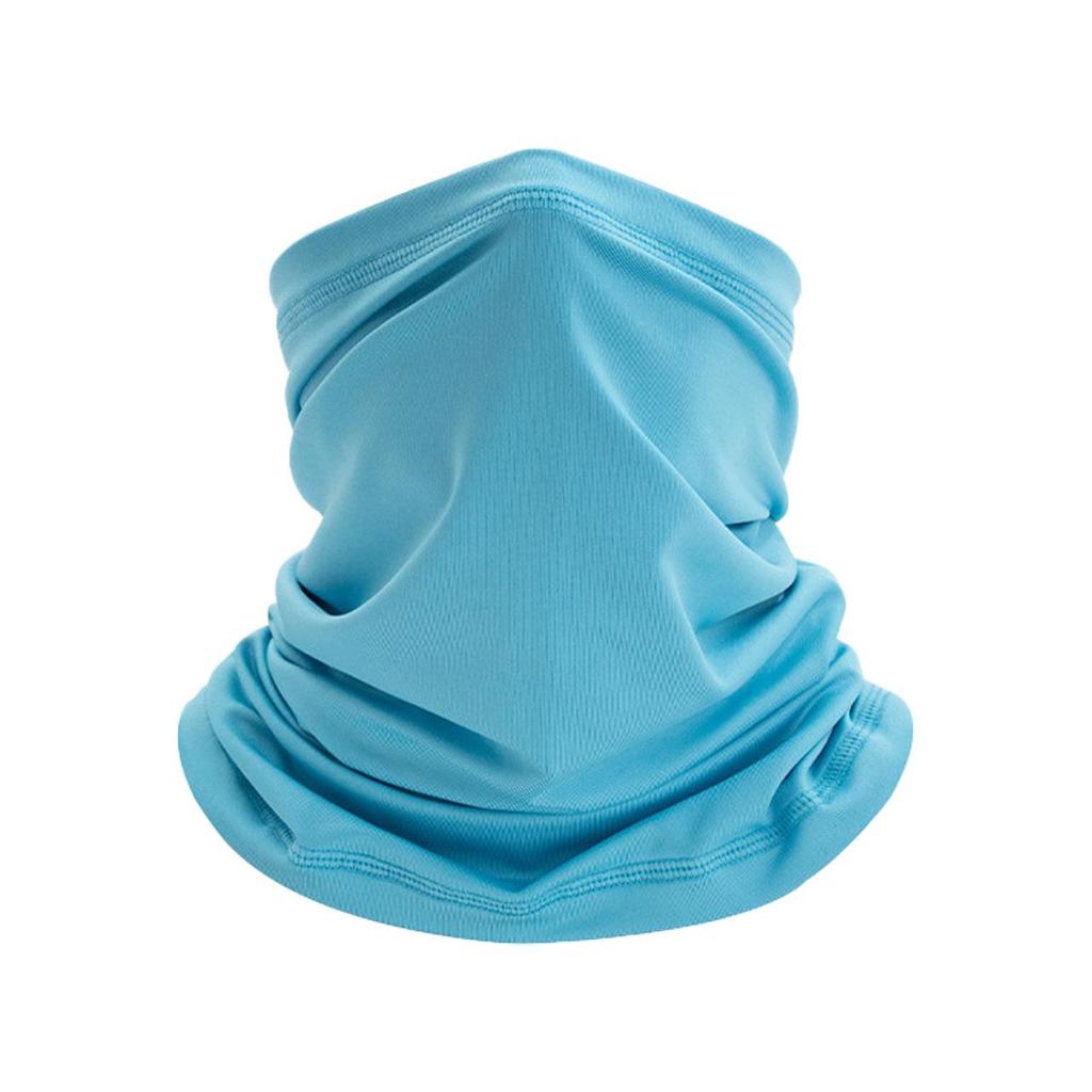 Atmungsaktiver Eisseiden-Nackengamasche: Sonnenschutz, Angeln, Radfahren, Gesichtsmaske & Wärmer