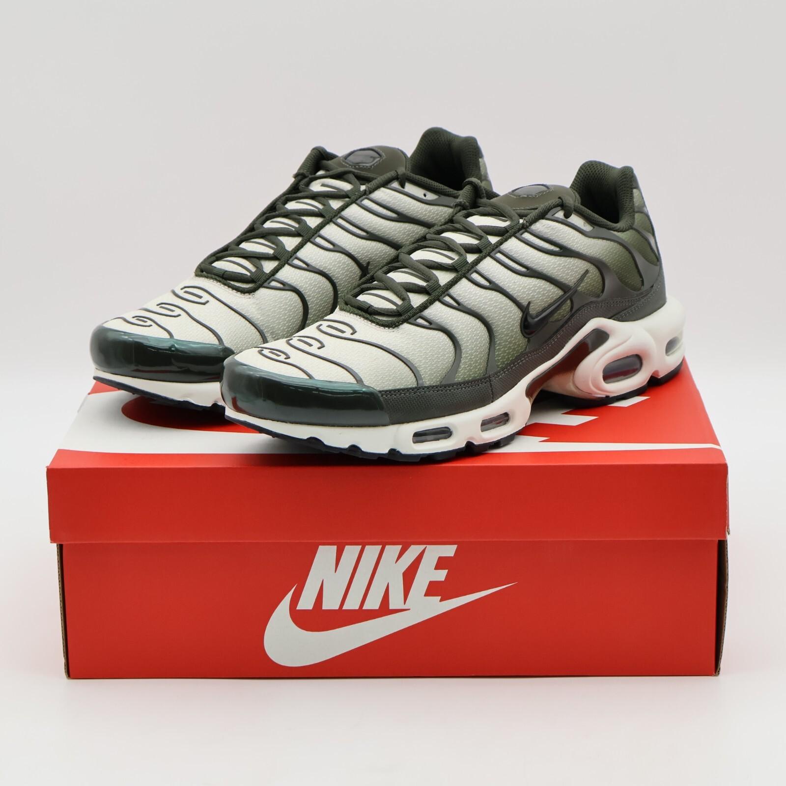 DM0032-300 Nike Air Max Plus Секвойя Карго Хаки Светлая Кость Черный (Мужской) 6
