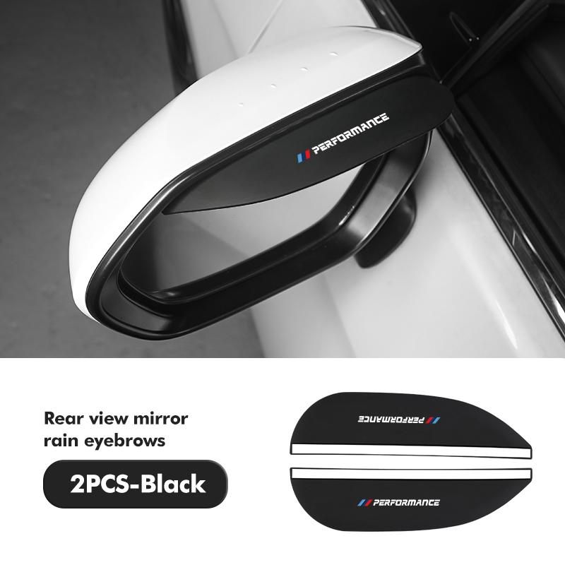 

2pcs Car Side Rearview Mirror Rain Eyebrow Sun Visor Protector For BMW Performance X1 X3 X5 E39 E46 E90 F20 E60 F30 M3 M5