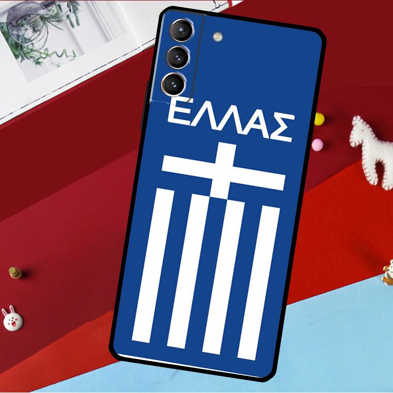 Greece Greek National Flag Funda For Samsung Galaxy S26 Ultra S24 S22 S23 S25 Plus S20 S21 FE S9 S10 S25 FE Phone Case