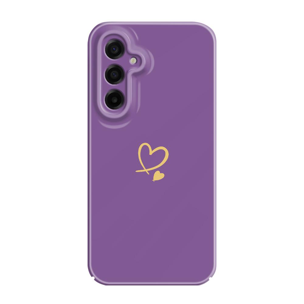 Simple Love Phone Case For Samsung Galaxy A57 A37 A17 A56 A36 A26 A16 A06 A55 A35 A25 A15 A05 4G 5G Film Hard Cover Samsung A05