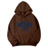 New casual sports sweater fleece hooded sports sweater men's and women's autumn and winter sports fashion