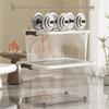 Extra Large Transparent High-Grade Plastic Storage Box for Home