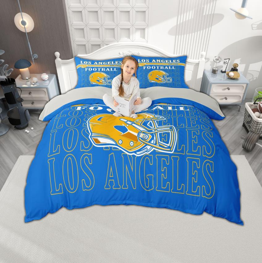 Homewish American Football Theme Duvet Cover Set Rugby Helmet Bedding Set Sports Bed Set