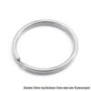 DIY Jewelry Accessories: Thickened Stainless Steel Keyring and Storage Ring