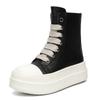 High top thick baseplate shoes men's American high street zipper Martin boots women's heightening locomotive derby boots tide 3848-J