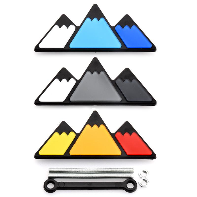 3 Emblemi Griglia Tricolore Per Toyota TRD Tacoma Tundra 4Runner Highlande Rav4 Striscia Presa d'Aria Accessori Auto