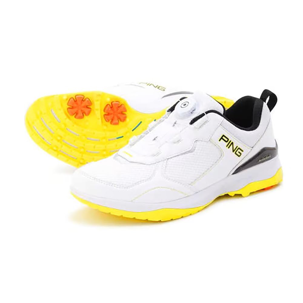 

Легкие гольф-туфли с диском см [Ping Apparel] (Бесшиповая система) / Мужской / 621-3192107 030_Белый 26.0