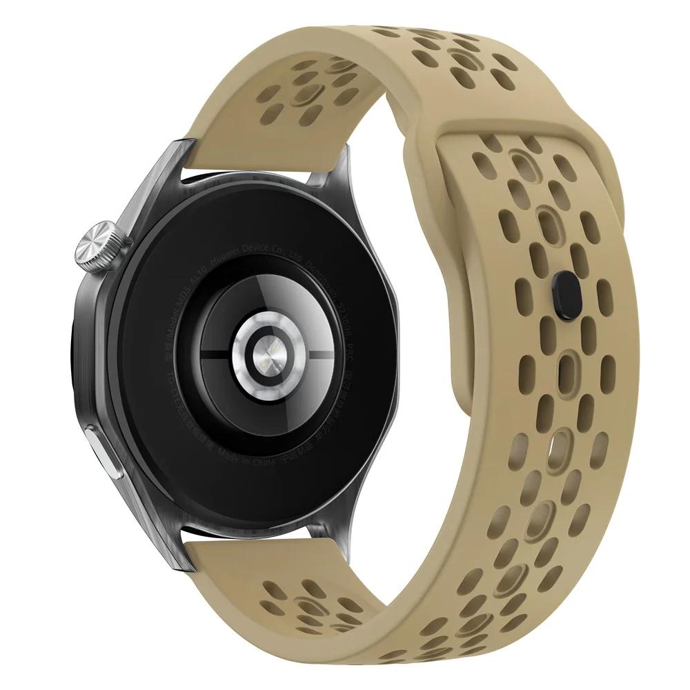 22 mm kvėpuojantis silikoninis dirželis Amazfit Bip 6 5 5 Unity/GTR 2 3 4 sportinei apyrankei Amazfit Stratos/Balance/Cheetah Pro apyrankė