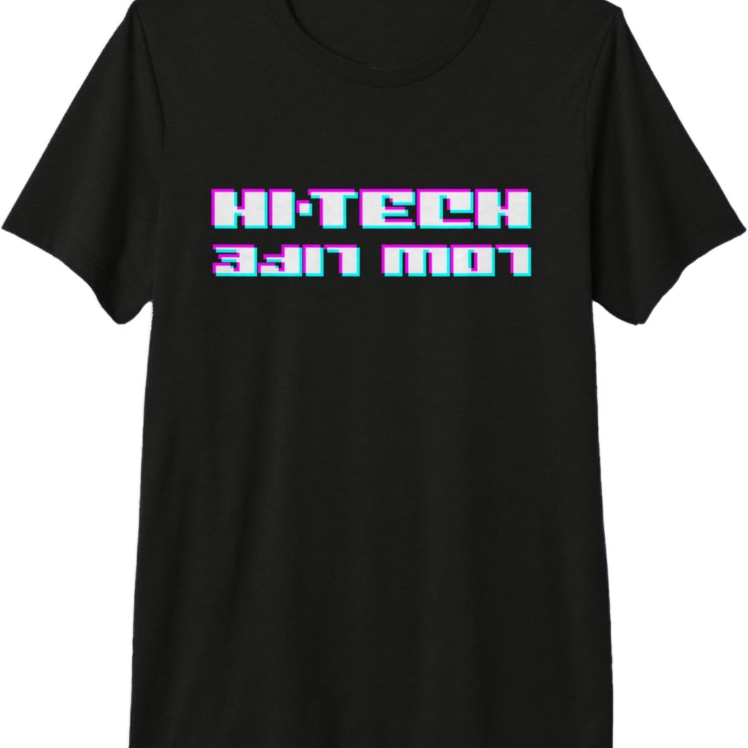 Hi-Tech Low Life Glitch Premium T-Shirt S чёрный