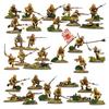 Warlord Action Japanese Infantry Assembly Kit Games/Bolt 1/56 (30 Figures) WLGWGB-JI-02 (Personnel)