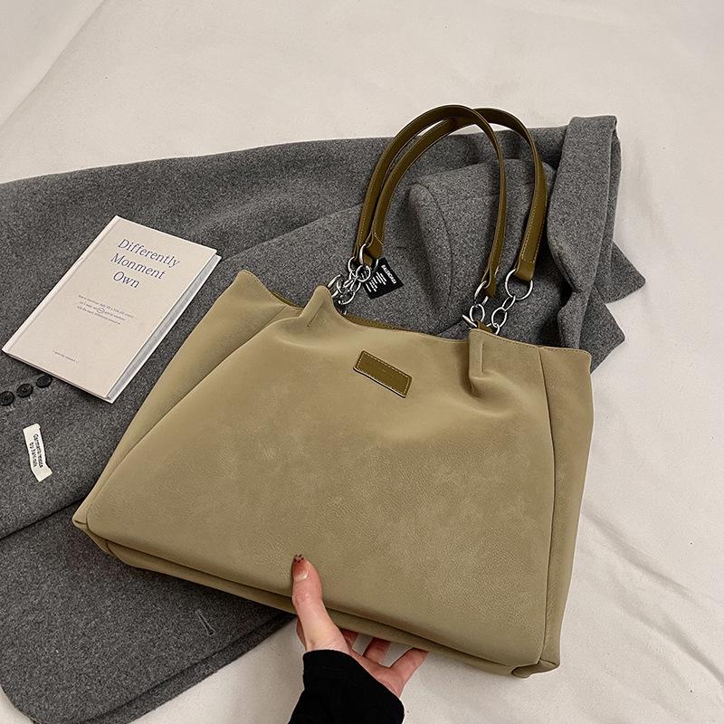 

2025 Women s Versatile Large Capacity Tote - High-End Commuting Shoulder Bag 37cm*11cm*30cm