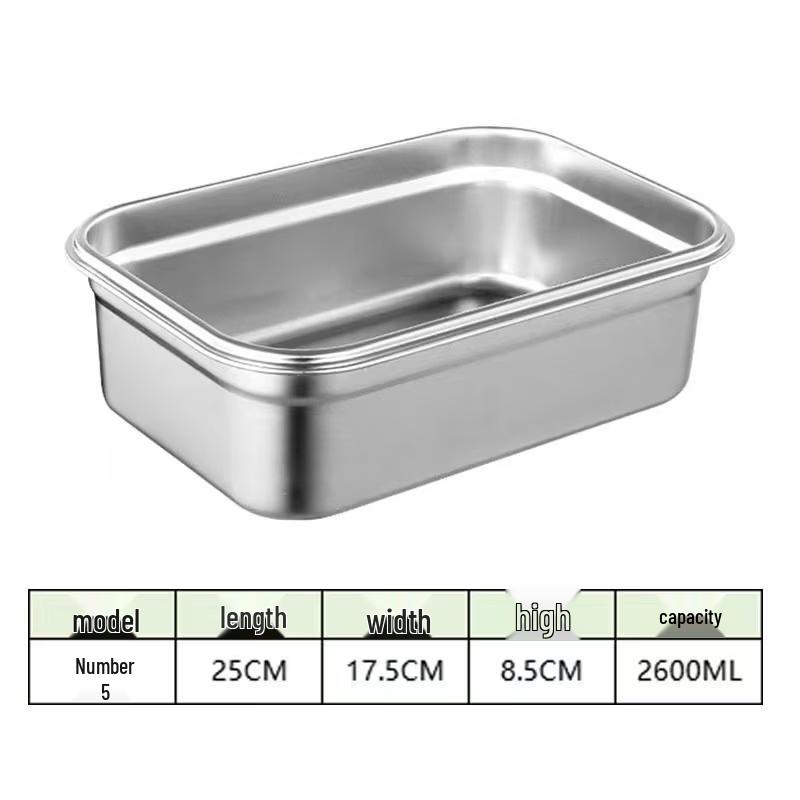 304 Stainless Steel Food Storage Box