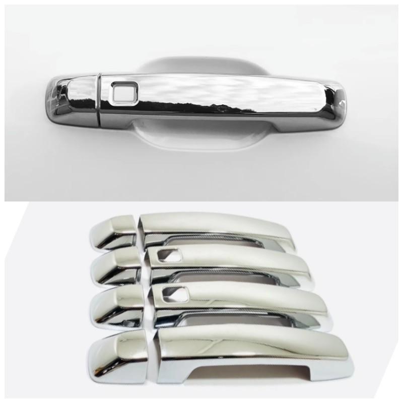 For GWM Haval Dargo Tank 300     ABS Chrome Glossy Black Door Handle Cover Trims Sticker Car Styling Accessories
