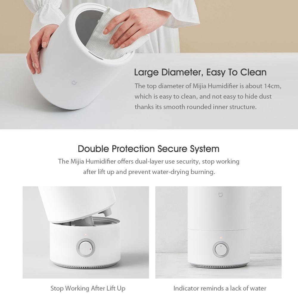 Xiaomi Mijia Humidifier 4L MJJSQ02LX Mute Air Purifier Aromatherapy Humidifier Diffuser Essential