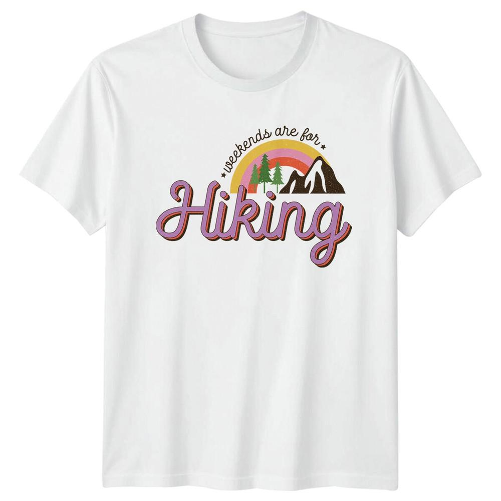 Weekends Are For Hiking Nature Lover Graphic TShirt S