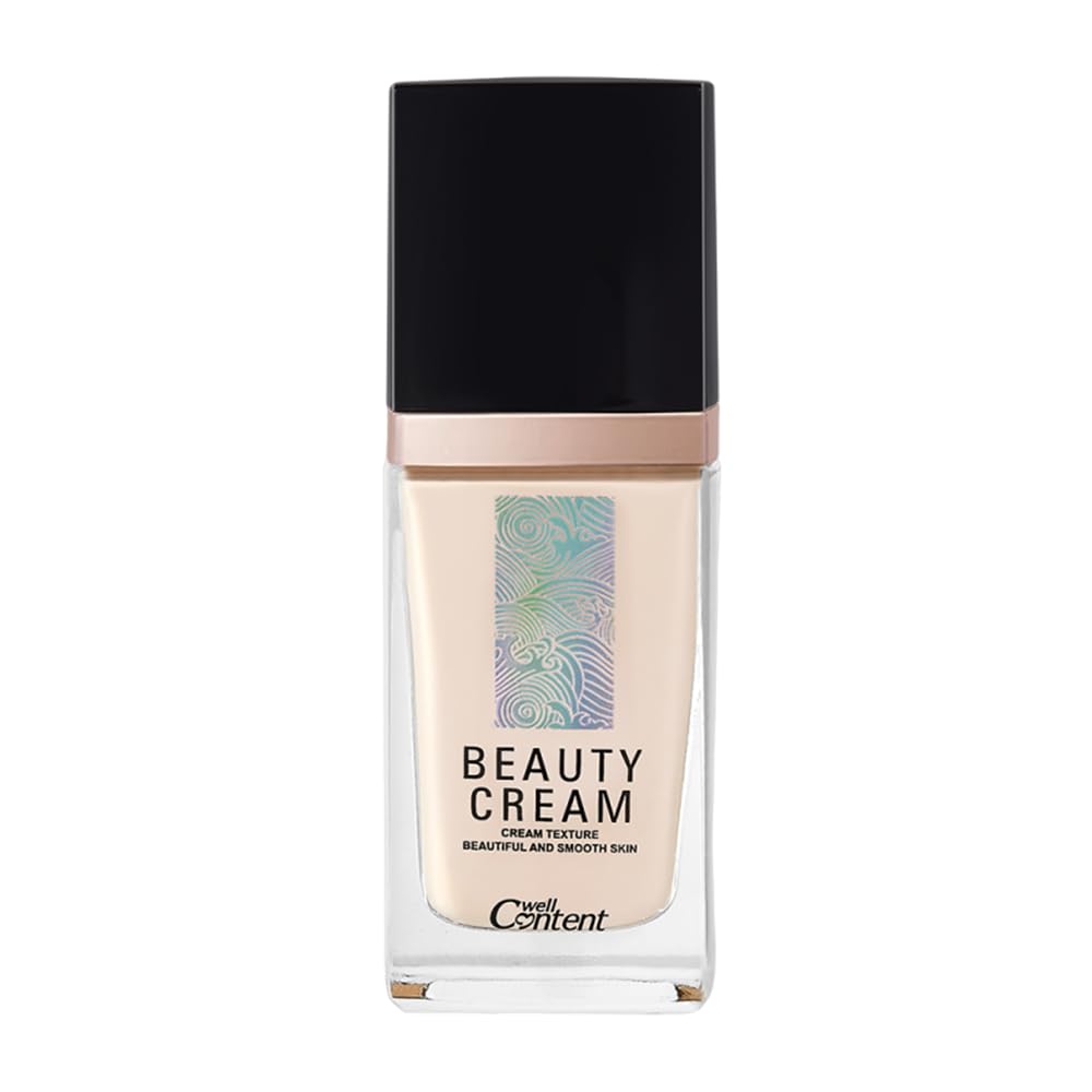 

Qin Derdom Liquid Foundation - Smooth Emulsion Type [Pore, Sebum, and MAC Makeup Smudging Prevention] High Coverage Yet Lightweight Feel, Can Be