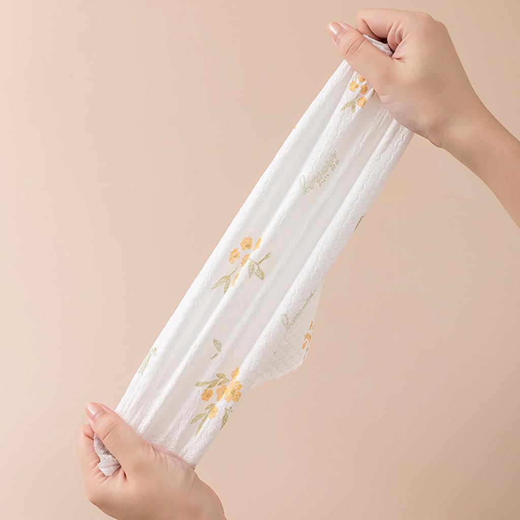 1pc Kitchen Cleaning Dish Cloth Lazy Rag Scouring Pad Oil-free Disposable Dish Towel Non-woven Fabric Cleaning Rags