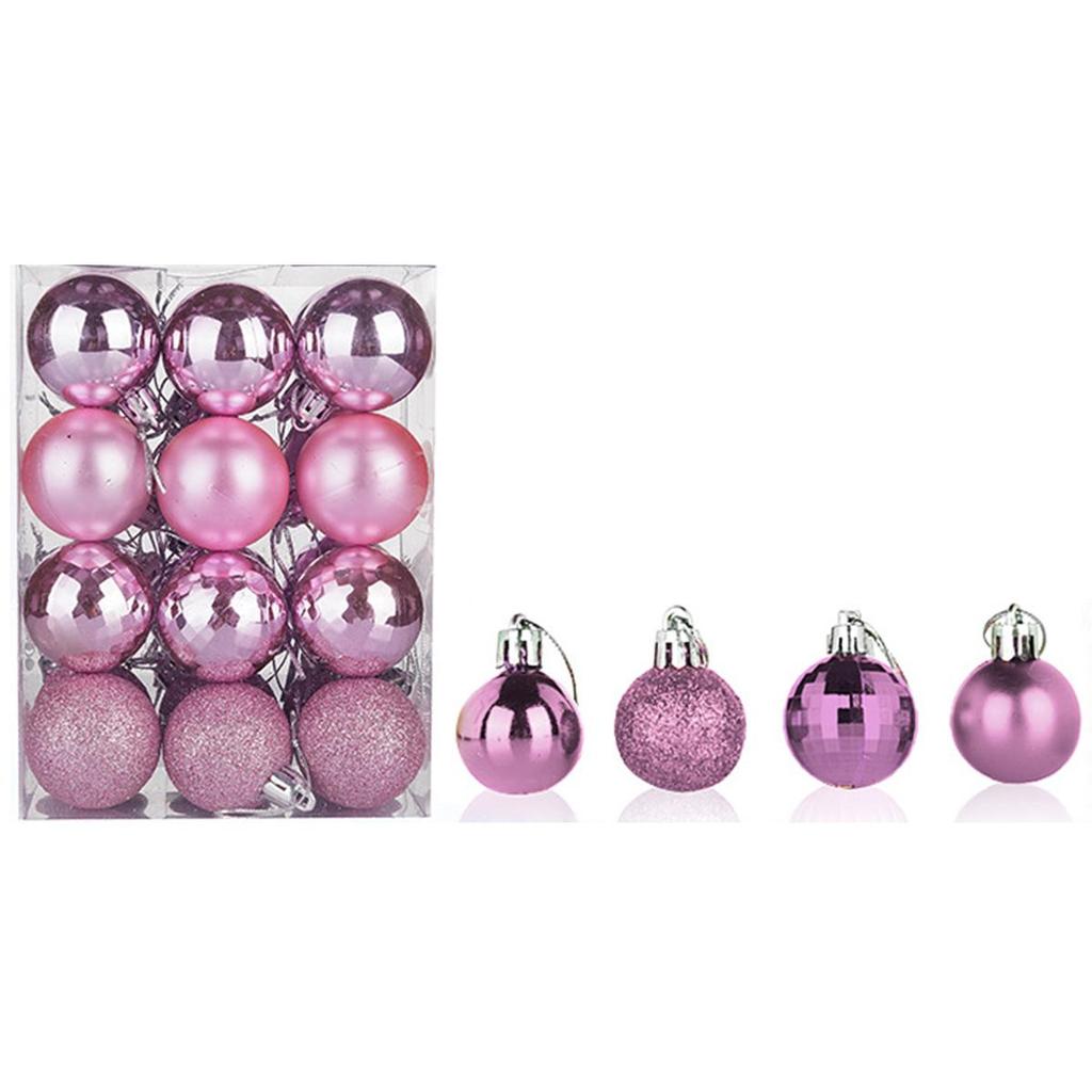 24Pcs/Set 40mm Christmas Xmas Tree Ball Bauble Hanging Home Party Ornament Decor