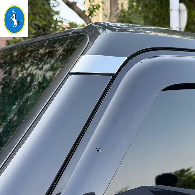 Auto A C Pillar Window Posts Panel Sequ Cover Trim ABS Chrome Accessories For Toyota Land Cruiser Prado 250 LC250 2024 2025