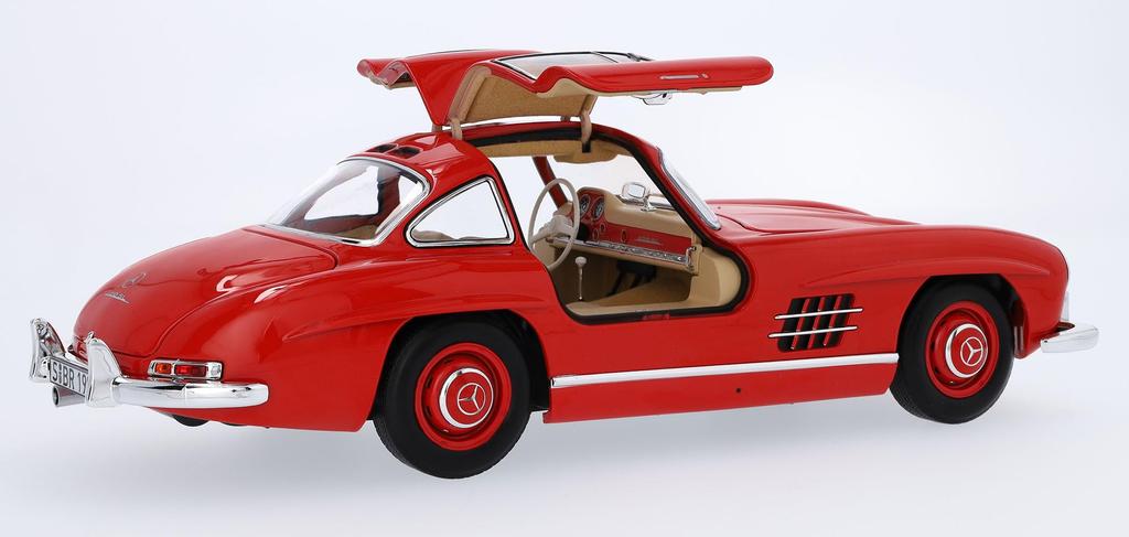 [Mercedes-Benz Collection] Genuine 300SL W198 (1954-1957) 1/18 Scale Fire Engine Red
