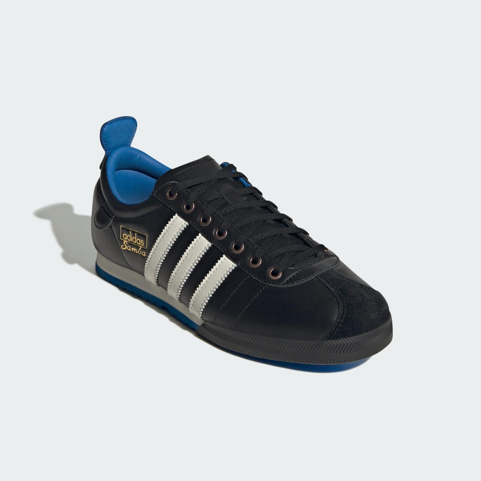IH8603 adidas Originals Samba 62 Core Black Cloud White Blue Bird (Men s) 11