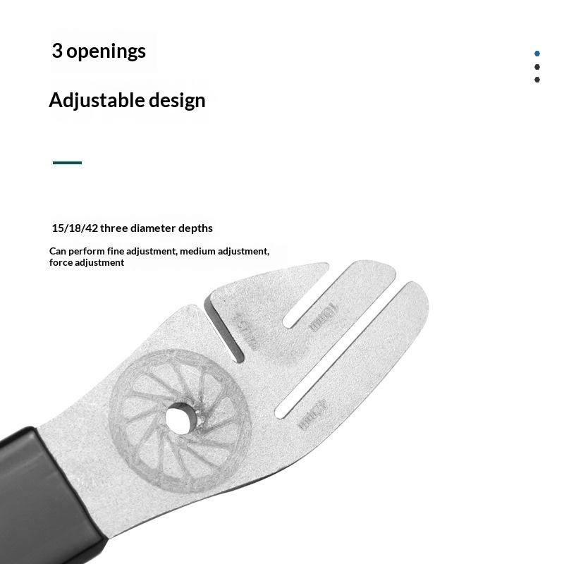 Rotor Truing Fork Bike Disc Alignment Tool Bicycle Brake Wrench,Bike Disc Brake Pad Adjustment Alignment Tool Gap Regulator