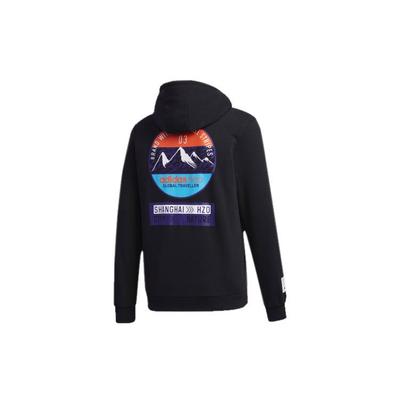 adidas Neo M SS CS Hoodie 2 Pullover Sport Sweatshirt Men Tops Black GM2282