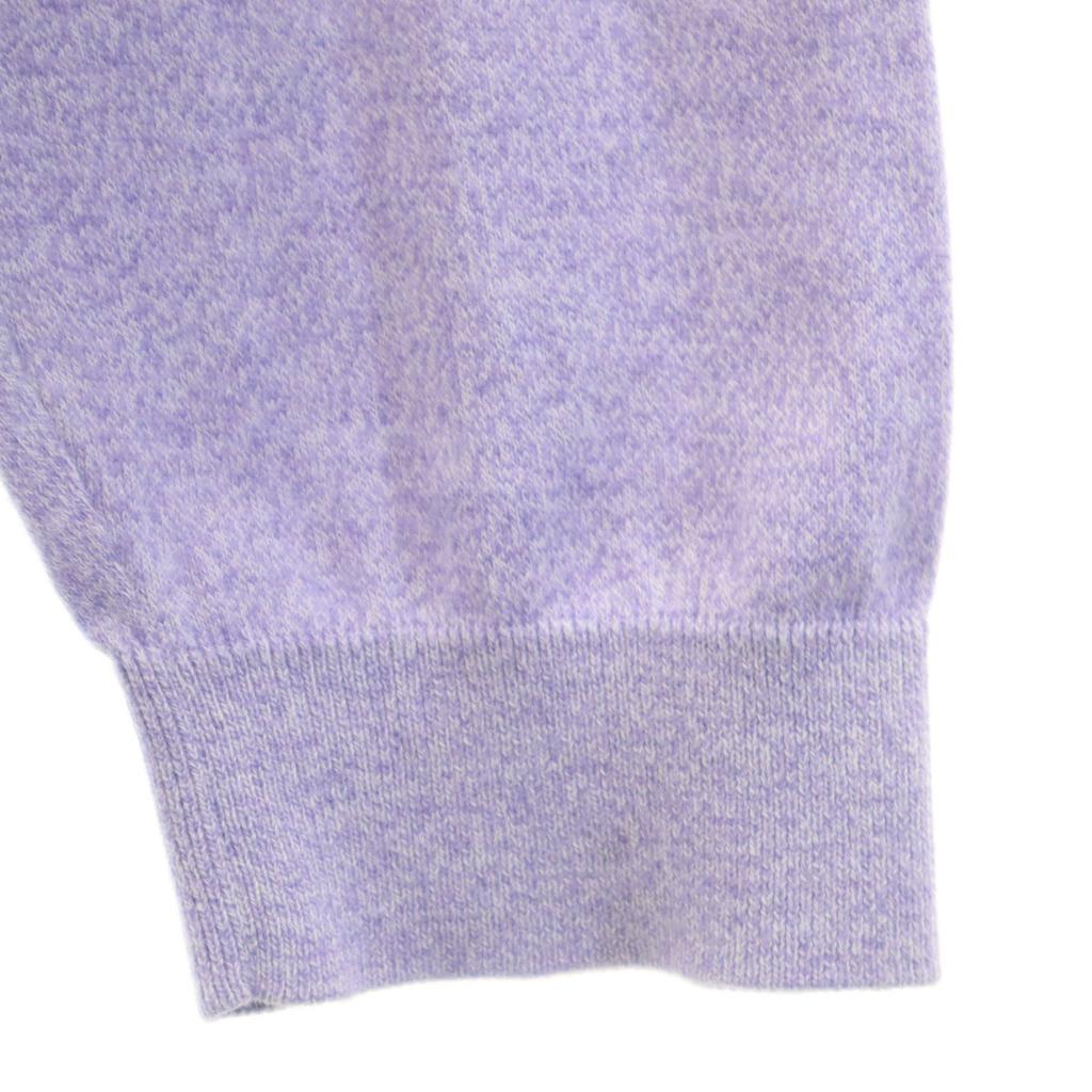 Brunello Cucinelli Made In Italy Long Sleeve V Neck Knit Purple Men's Used