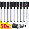 Magnetic Dry Erase Markers with Eraser Cap White Board Marker for Office Whiteboards Drawing Pen Dry Erase with Built-in Eraser