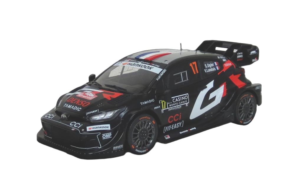 

IXO 1/18 Scale Toyota GR Yaris Rally1 2025 Monte Carlo Winner #17 S. Ogier/V. Ronde