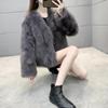 Winter fox hair imitation fur jacket short young fur coat female Korean version looks thin and trendy