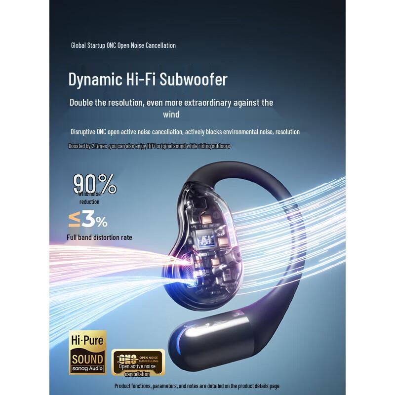 Sanag G9S AI Bluetooth Ear-hook Headset