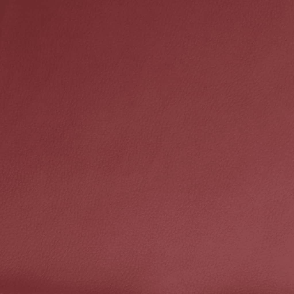 Massage Recliner with Rising Function Burgundy Faux Leather