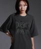 LIKE THE MOST Away Ltm Round Over T-Shirt_Charcoal