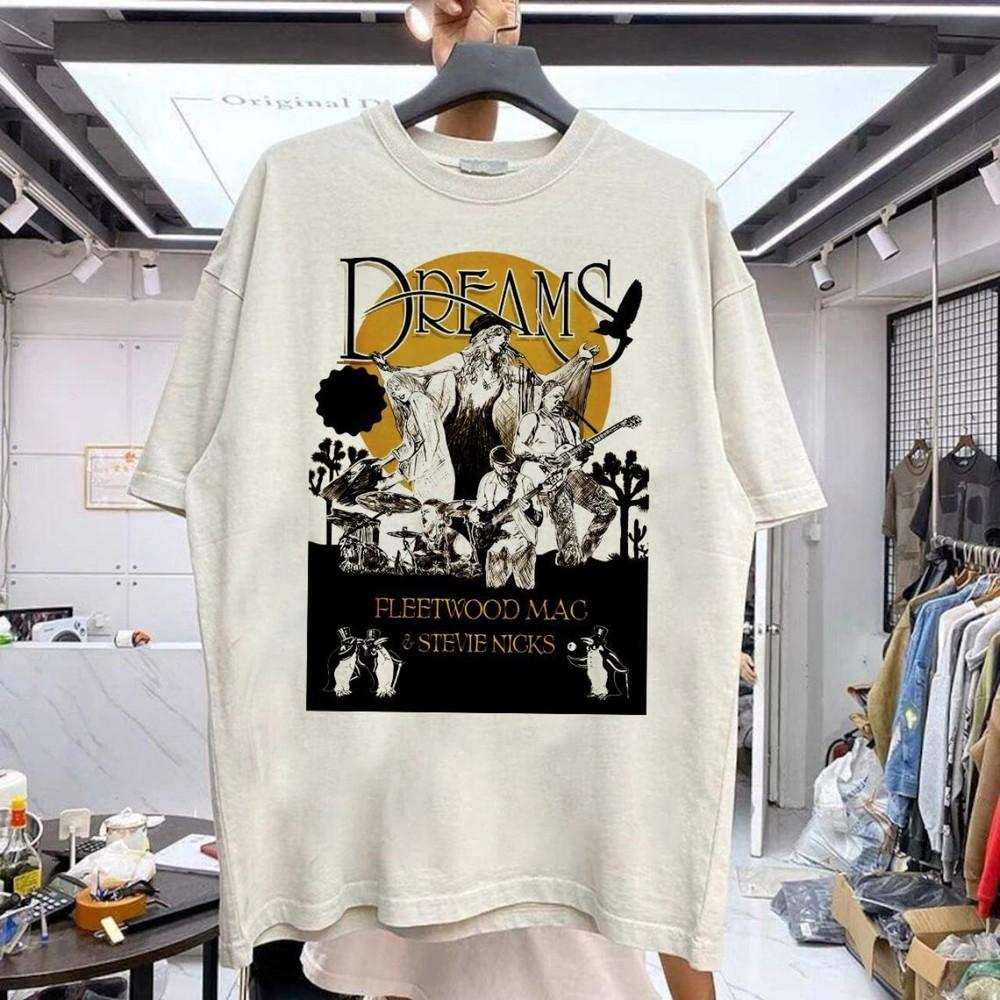Dreams Fleetwood Mac Graphic, Fleetwood Mac Music Tour Unisex Tshirt KH12096 Unisex T-Shirt XXXXL