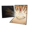 Musical and Light 3D Popup Greeting Card Luxurious Foil Stamping Cards  Birthday Party Supplies