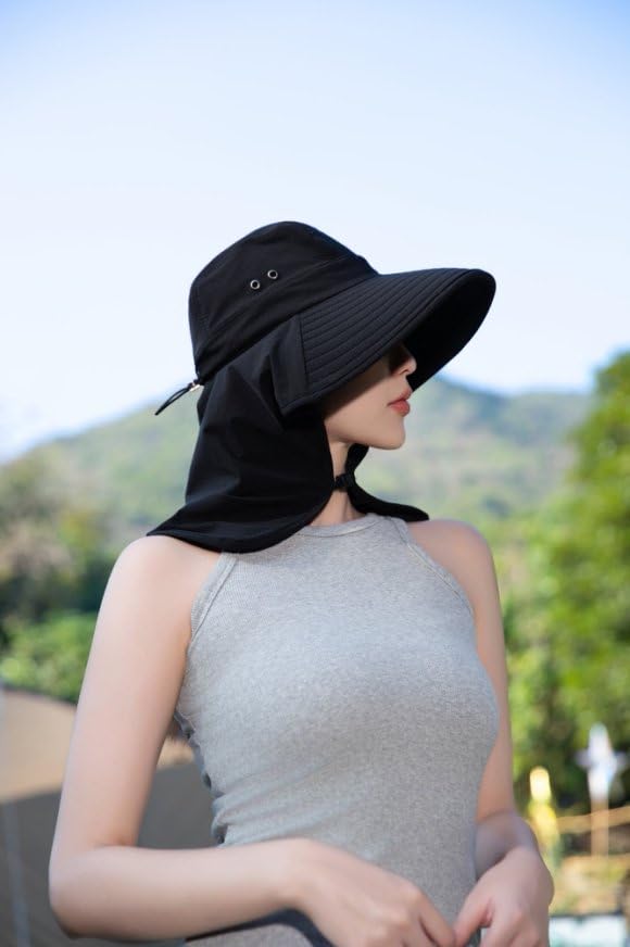 UV Protection Hat for Sun Sun Neck Wide Sun Face Farm UV Gift [CSILOVEE] Women, Protection, Cool, Hat, Gardening, Guard, Brim, Protection, Covering,